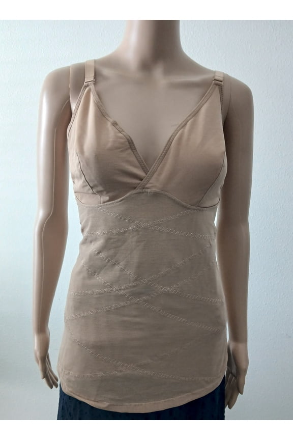 Womens Shapewear with Bra Beige Size 2XL