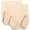 thumbnail image 1 of Women’s Shaping Ultra Firm Control Seamless Shapewear Brief Fajas 2-Pack DFX204, 1 of 4