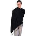 thumbnail image 1 of Women's Shawl Vintage Jacquard Paisley Pashmina Special Occasion Wrap Evening Scarf Double Sided Stole, 1 of 9