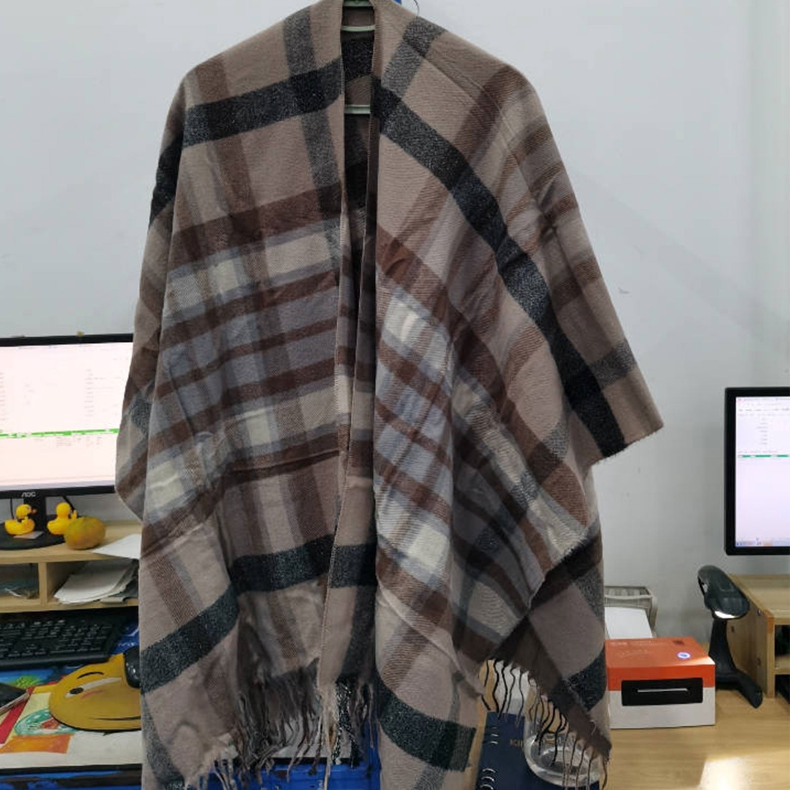 Women's Shawl Wrap Poncho Ruana Cape Cardigan Sweater Open Front for ...