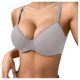 thumbnail image 1 of Women's Sheer Balconette Bra Unlined Mesh See Through Sexy Bras Underwire Full Coverage Convertible T-Shirt Bra Non Padded, 1 of 7