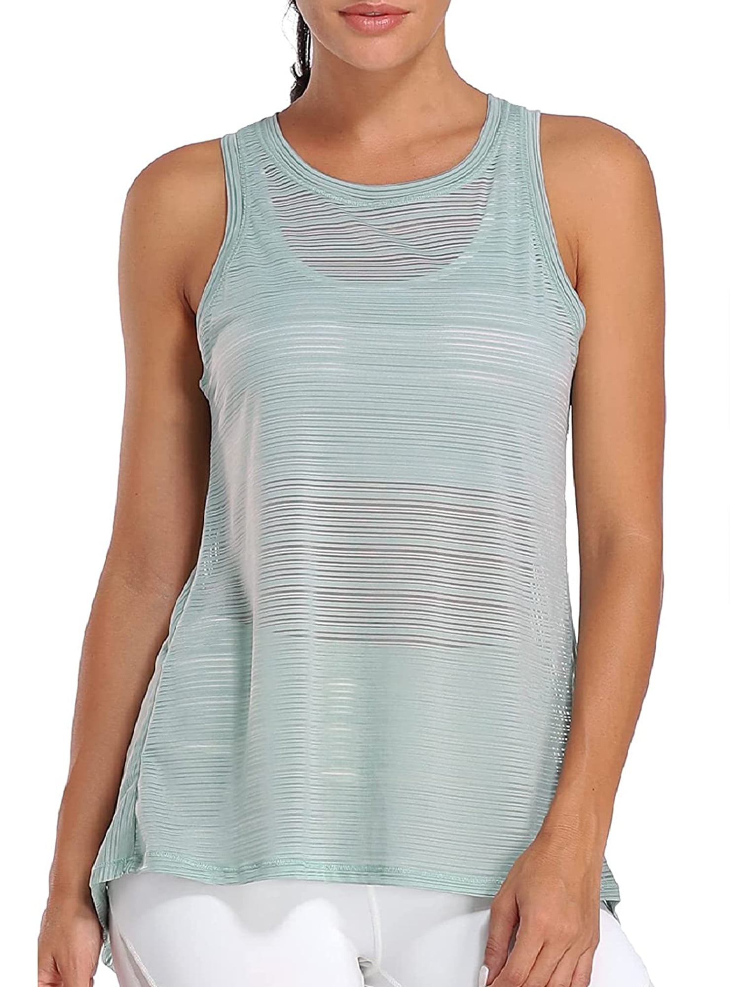 Women's mesh hotsell workout top