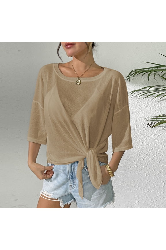 Women's Sheer Mesh Panel Layered Top - Feminine Stylish Casual & Date Night Wear