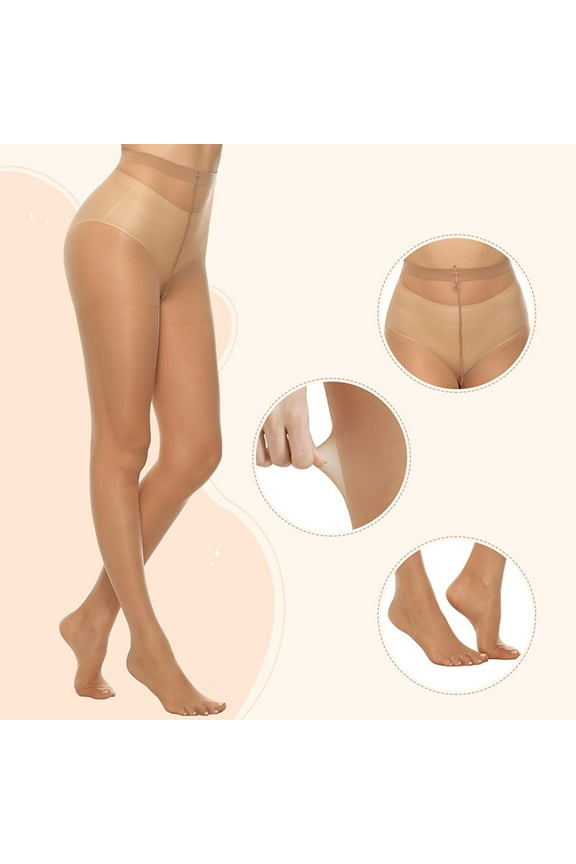 Women's Sheer Tights 20D Control Top Pantyhose Run Nylon Stockings Skin Tone Tights Women Tights And Leggings for Dresses plus Size Fishnet Stockings 3x-4x Women Pantyhose Ladies Tights And Stockings