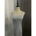 thumbnail image 1 of Women's Shelf Bra Camisole Tops Adjustable Spaghetti Strap Cami Tank Cotton Undershirts Gray 4XL, 1 of 6
