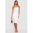 thumbnail image 1 of Women's Shelf Bra Tube Midi Dress, 1 of 3