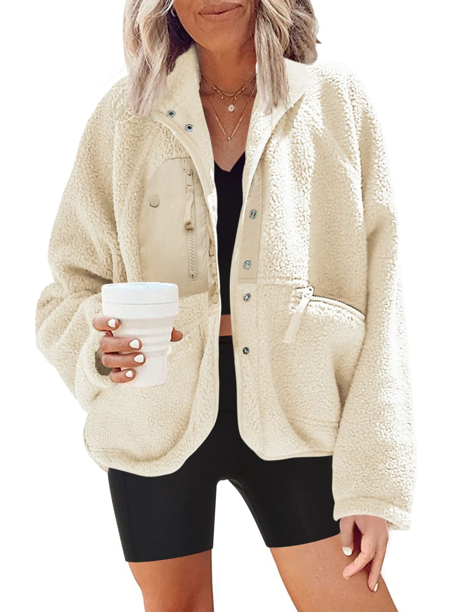 Button-Down Long Sleeve Outerwear main image 0