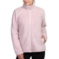 thumbnail image 1 of Women's Sherpa Fleece Zip Up Jacket M, Pink, 1 of 2