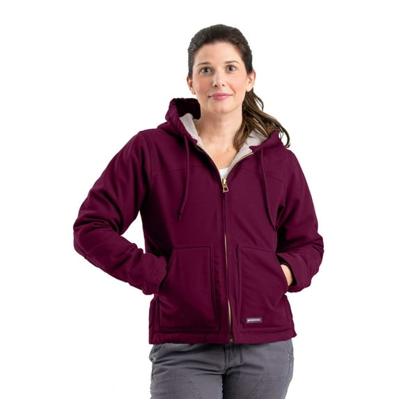 Women's Sherpa-Lined Duck Hooded Jacket