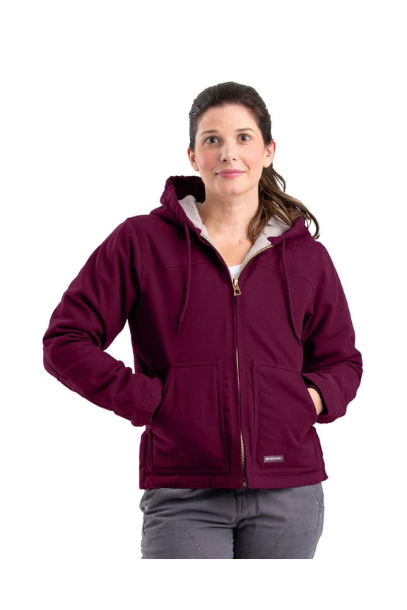 Women's Sherpa-Lined Duck Hooded Jacket