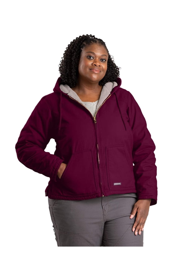 Women's Sherpa-Lined Duck Hooded Jacket