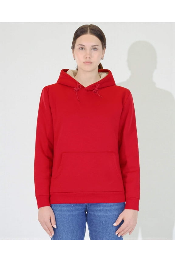 Women’s Sherpa-Lined Pullover Hoodie
