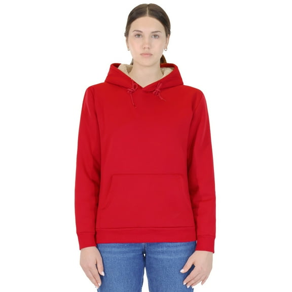 Women’s Sherpa-Lined Pullover Hoodie