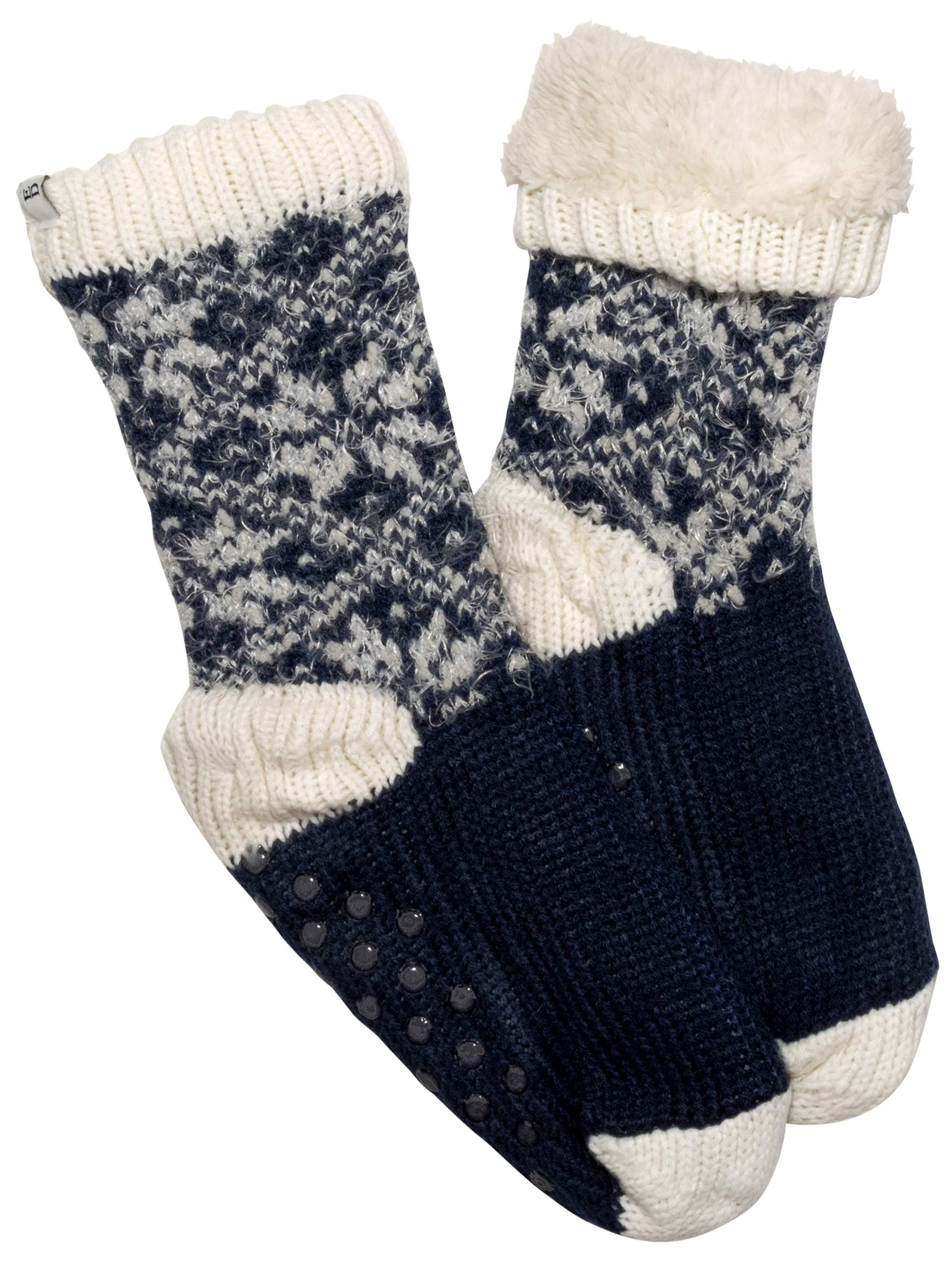 Women's Sherpa Lined Slipper Socks