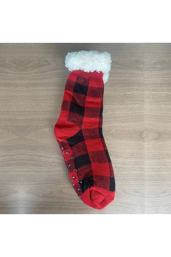 Women's Sherpa Socks with Grippers, Extremely Warm and Fuzzy, Ideal for Gift Giving US 6 to 11