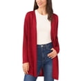 thumbnail image 1 of Women's Shine Open-Front Cardigan Red XL, 1 of 1