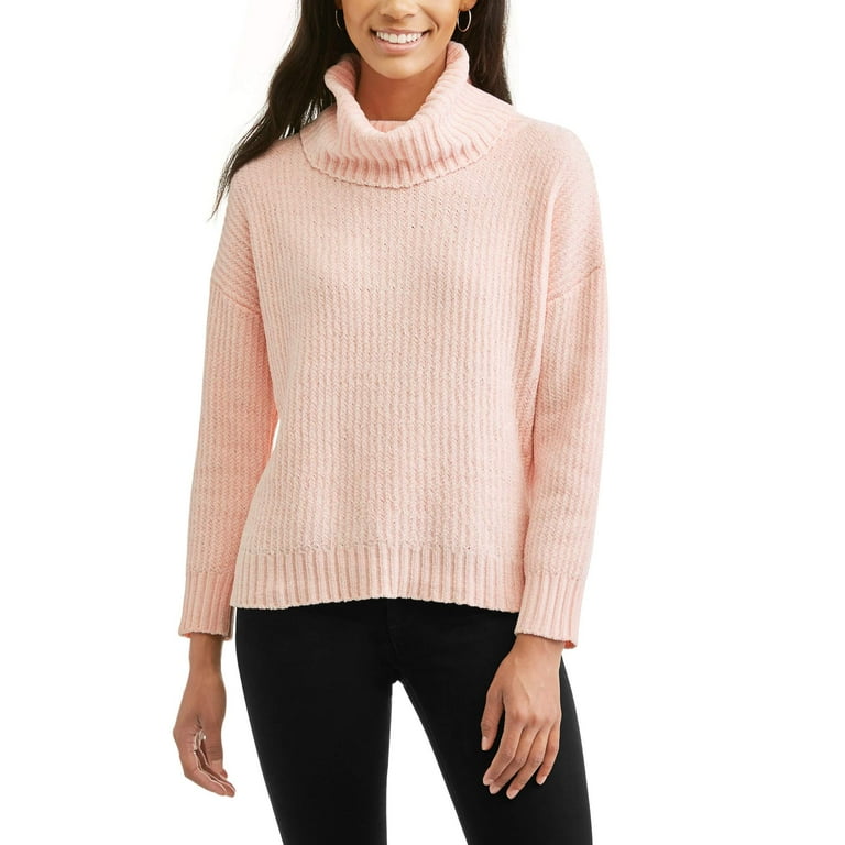 Cowl neck chenille best sale sweater
