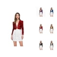 thumbnail image 1 of Chic Business Casual Women's Cardigan Blazer Long Sleeve Cardigans Women's Shiny Jacket Sequin Cardigan Top Long Sleeve, 1 of 2