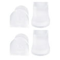 thumbnail image 1 of Women's Shoe Heel Protectors, 2-Pairs Clear TPU Anti-Slip Covers, Noise Reducing Tips for Dress Shoes, 1 of 7