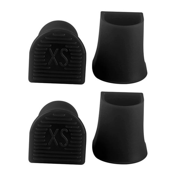 Women's Shoe Heel Protectors, 2-Pairs Clear TPU Anti-Slip Covers, Noise Reducing Tips for Dress Shoes