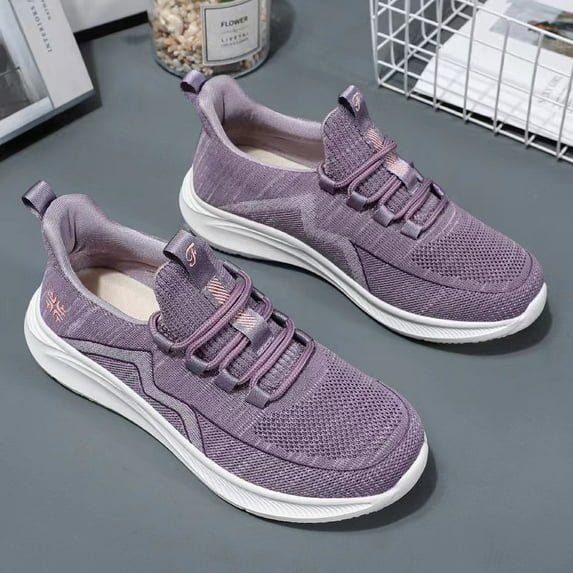 Women's Shoes Breathable Soft Sole Casual Soft Cushion Sneakers for Active Feet Trendy Sneakers