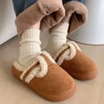 thumbnail image 1 of Women's Shoes Soft Soled Shoes Waterproof Non-slip Outdoor Indoor Shoes Autumn Winter Flat Heel Ankle Boots Classic Round Toe Comfortable Casual Footwear, 1 of 7