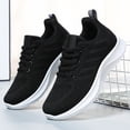 thumbnail image 1 of Women's Shoes,Walking Shoes Women,Slip On Shoes Women,Womens Sneakers Lightweight Running Shoes Mesh Breathable Fashion Sneakers Athletic Comfortable Casual Non Slip Walking Shoes,Black,5.5, 1 of 9