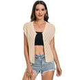 thumbnail image 1 of Women's Short Cap Sleeve Openwork Knit Sweater Vest, 1 of 5
