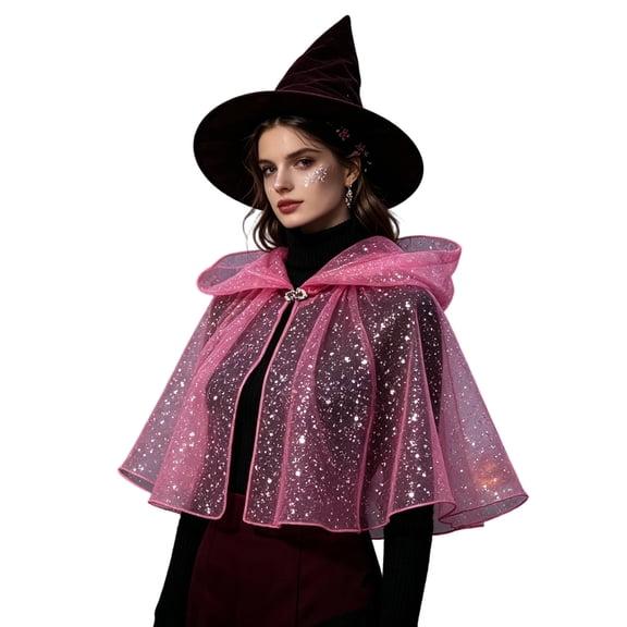 Women's Short Capelet Gold Tone Cloak Court Style Shoulder Cover Costume For Evening Party Renaissance Theme