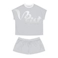 thumbnail image 1 of VibraMist™ Women’s Short Pajama Set – Cozy Lounge  Sleepwear Two-Piece Set for Home, 1 of 4