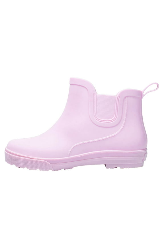 Women's Short Rain Boots Waterproof Garden Shoes Lightweight Rubber Chelsea Booties Non Slip Rainboots
