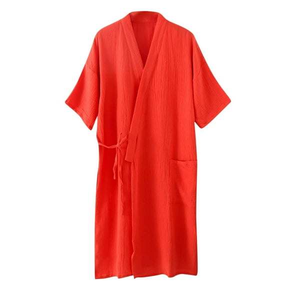 Women's Short Robes Bathrobe Lightweight Kimono Robes Soft Sleepwear Loungewear for Ladies