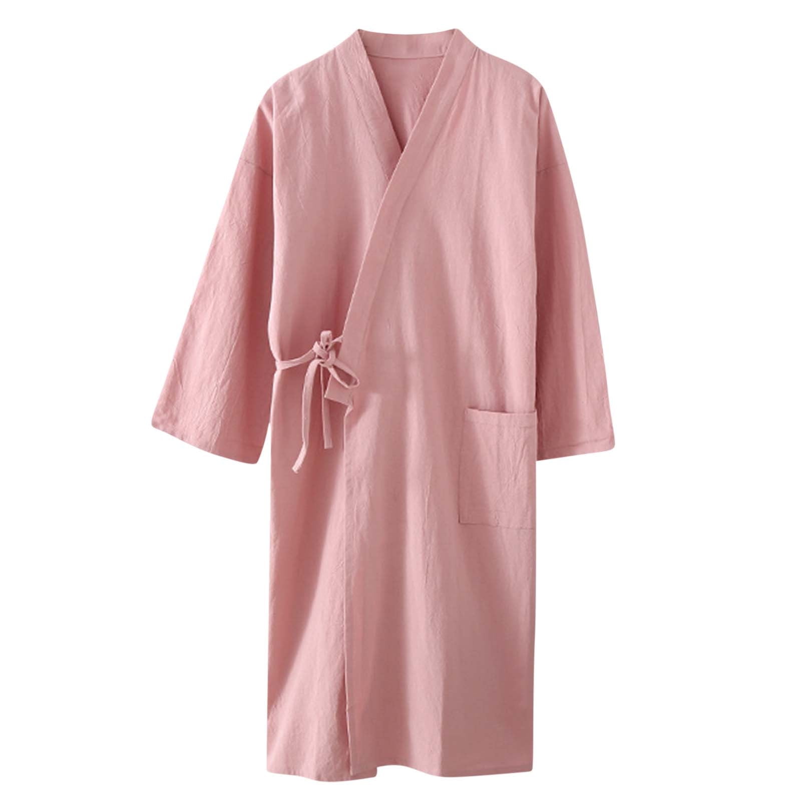 Soft Short Robe Women's Short Robes Bathrobe Lightweight Kimono Robes Soft Sleepwear ...