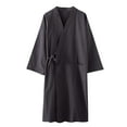 thumbnail image 1 of Women's Short Robes Bathrobe Lightweight Kimono Robes Soft Sleepwear Loungewear for Ladies, 1 of 3