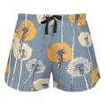 thumbnail image 1 of Women's Short Sleep Pants Sleep Shorts for Women Women's Pajama Bottoms Women's Athletic Shorts Suitable for Home Use Relaxation L Orange Dandelion, 1 of 8