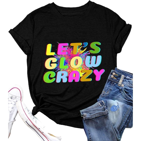 Women's Short Sleeve 80 90's Vintage Shirt Graphic Top