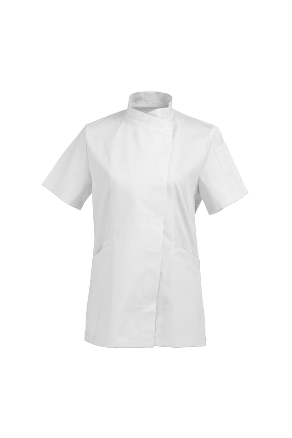 Women's Short-Sleeve Chef Coat Jacket