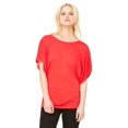 thumbnail image 1 of Women's Short Sleeve Draped Dolman T-Shirt, 1 of 3