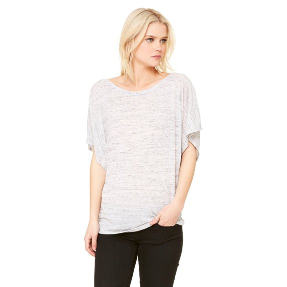 Women's Short Sleeve Draped Dolman T-Shirt