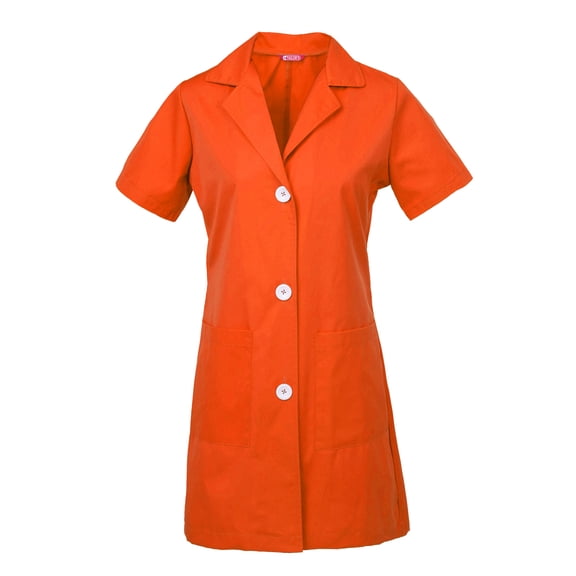 Women's Short Sleeve Lab Coat