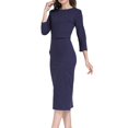 thumbnail image 1 of Women's Short Sleeve Maternity Dress Ruched Pregnancy Clothes, 1 of 7