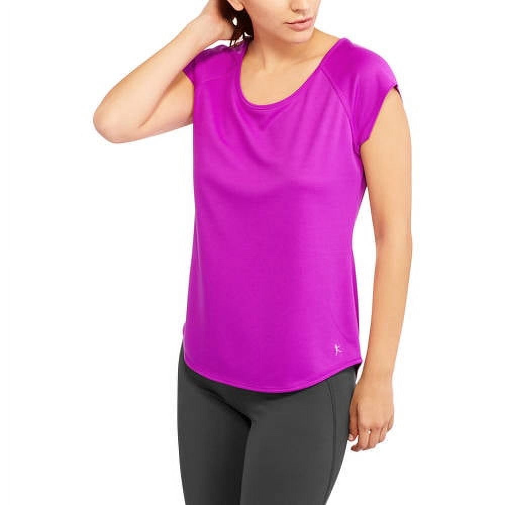 Women's Short Sleeve Mesh T-Shirt with Open Back