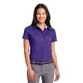 thumbnail image 1 of Women's Short Sleeve Open Collar Easy Care Shirt L508, 1 of 6
