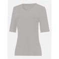 thumbnail image 1 of Women's Short Sleeve V Neck Casual Basic Solid Color Pullover Lightweight Soft Knit T-Shirt Tops, 1 of 5