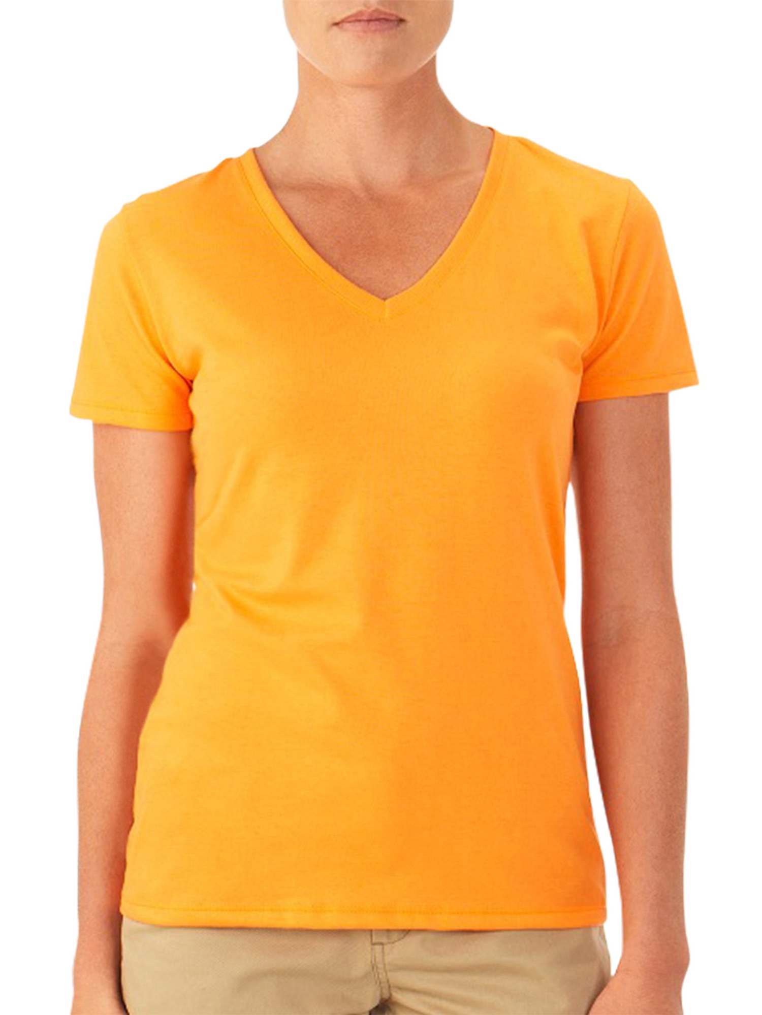 Women's Short Sleeve V-neck Tee - image 1 of 1