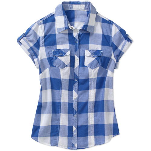 Women's Short Sleeve Woven Campshirt - image 1 of 1