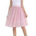 thumbnail image 1 of Women's Short Tutu Ballet Bubble Skirt Carnevale New Tulle Skirts Knee Length Long Adult Tutu Layered Short Prom Party Midi Skirt, 1 of 5