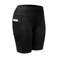 thumbnail image 1 of Women's Short Yoga Athletic Side Pockets High Waist Workout Running Sports Shorts, 1 of 6