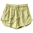 thumbnail image 1 of Women's Shorts 2026 Summer Casual CozyTec Sweat Shorts Women High Waisted Comfy Cotton Shorts With Pockets Quick Dry Lightweight Running Biker Shorts for Women, 1 of 5