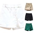 thumbnail image 1 of Women’s Shorts Casual High Waist Blend with Side Slit Lightweight Stretchy Summer Pants for Women, 1 of 5